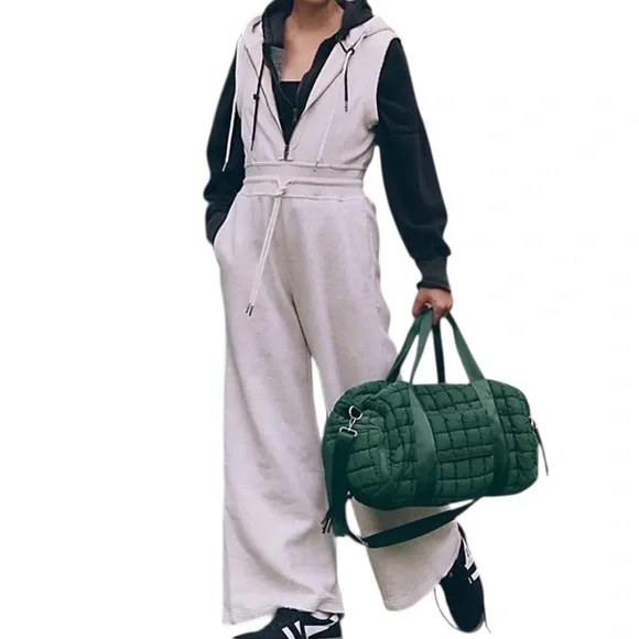 We the free making it jumpsuit, one piece, Heather grey Large - Picture 3 of 15